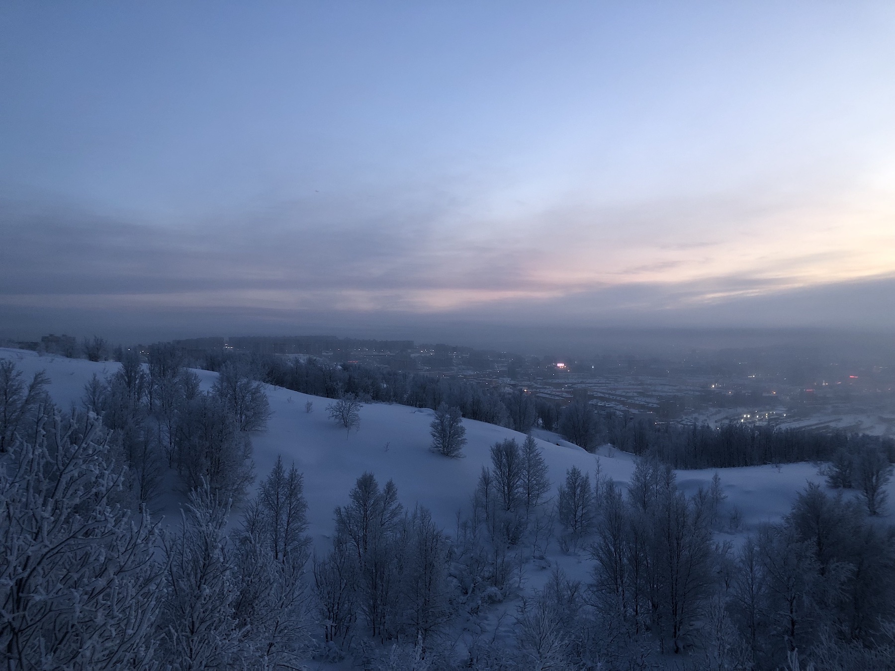 Вид на Мурманск