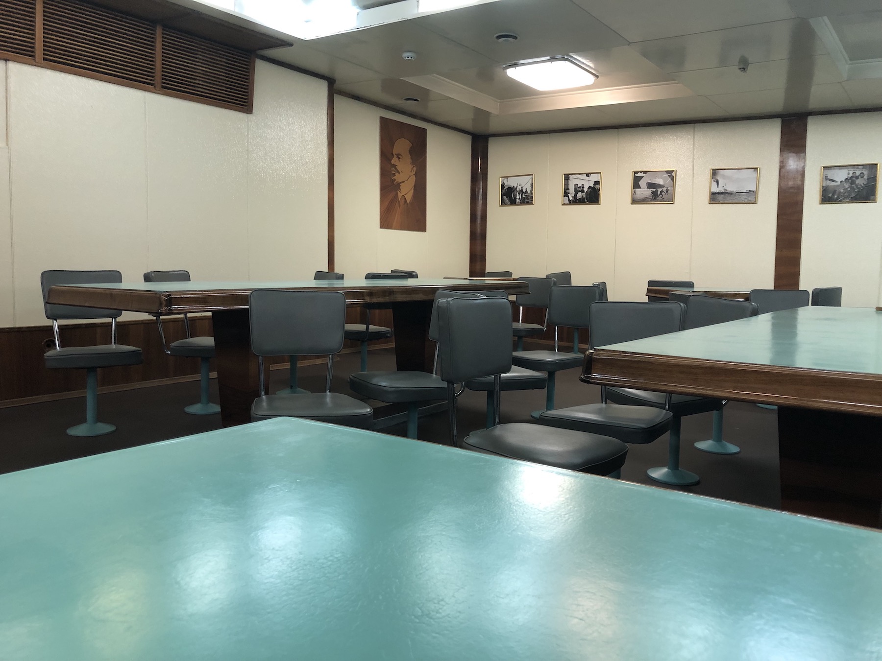 Столовая на атомном ледоколе Ленин