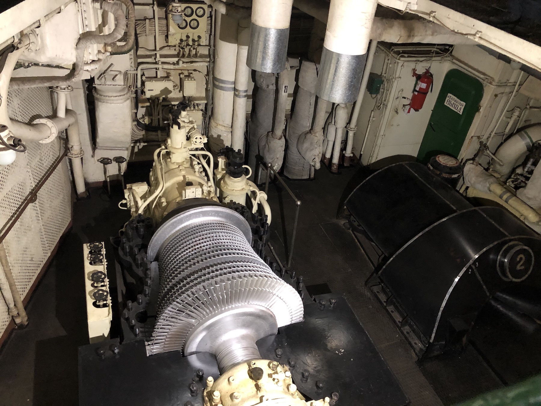 Турбина на атомном ледоколе Ленин