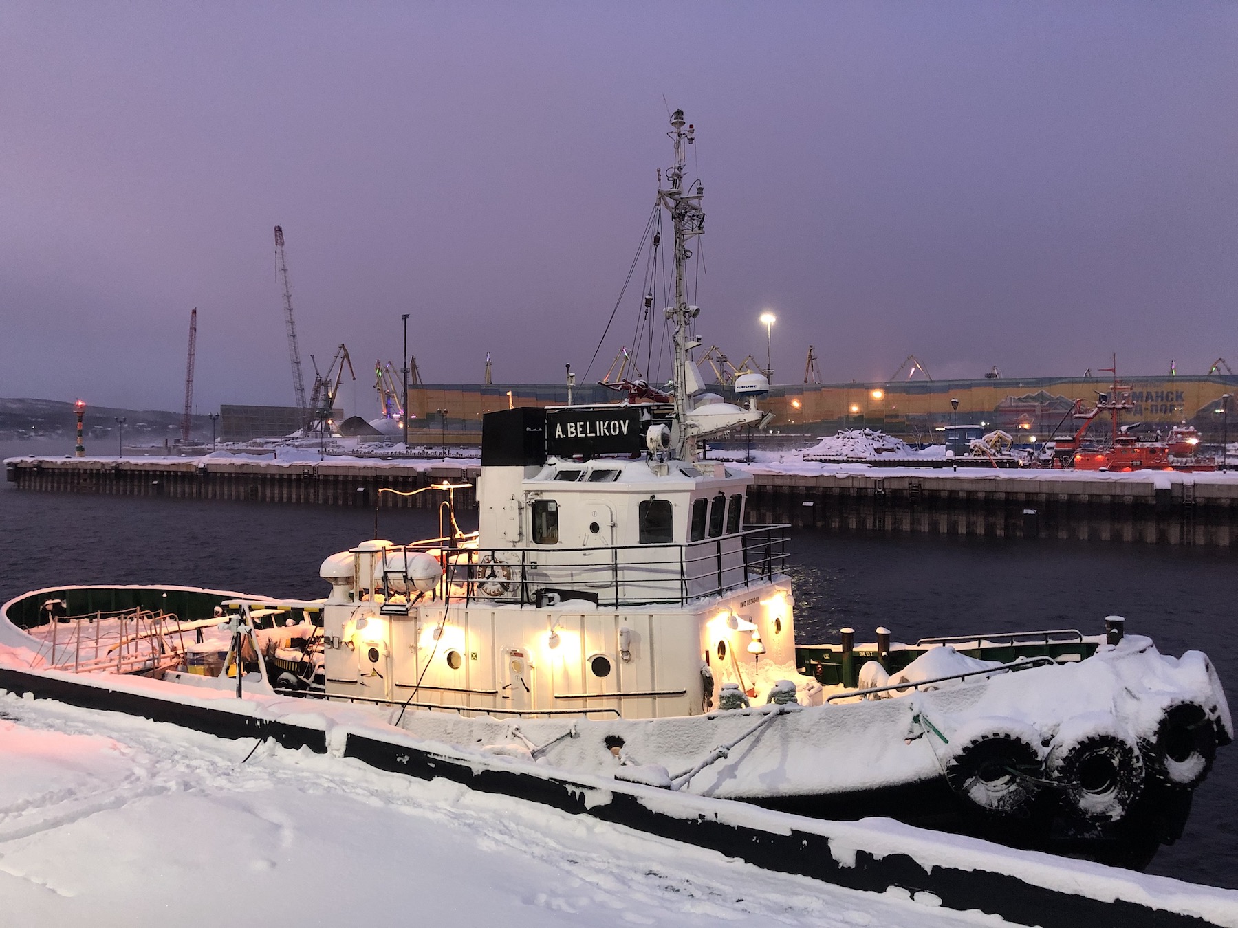 Порт в Мурманске