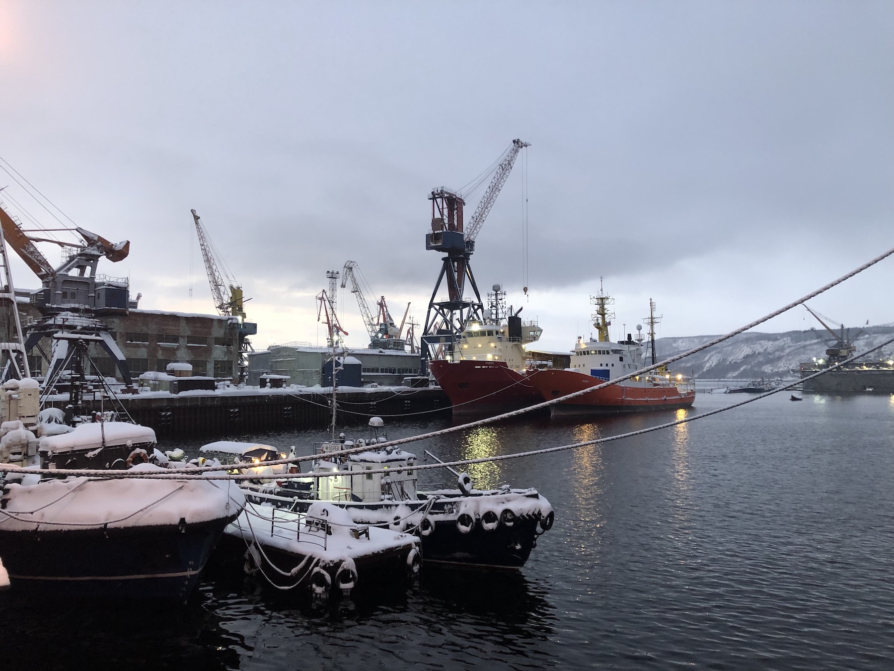 Порт в Мурманске