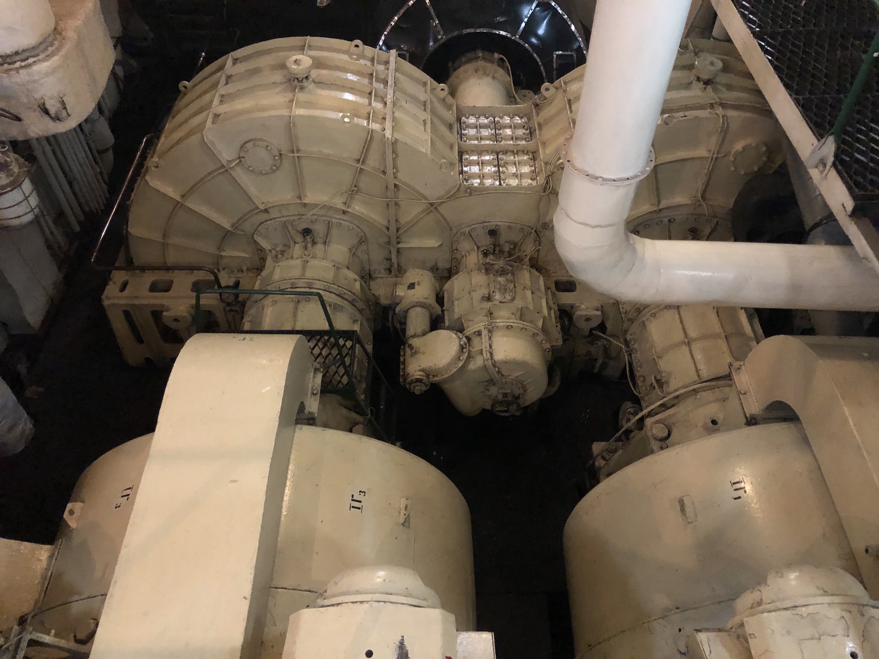 Турбина на атомном ледоколе Ленин