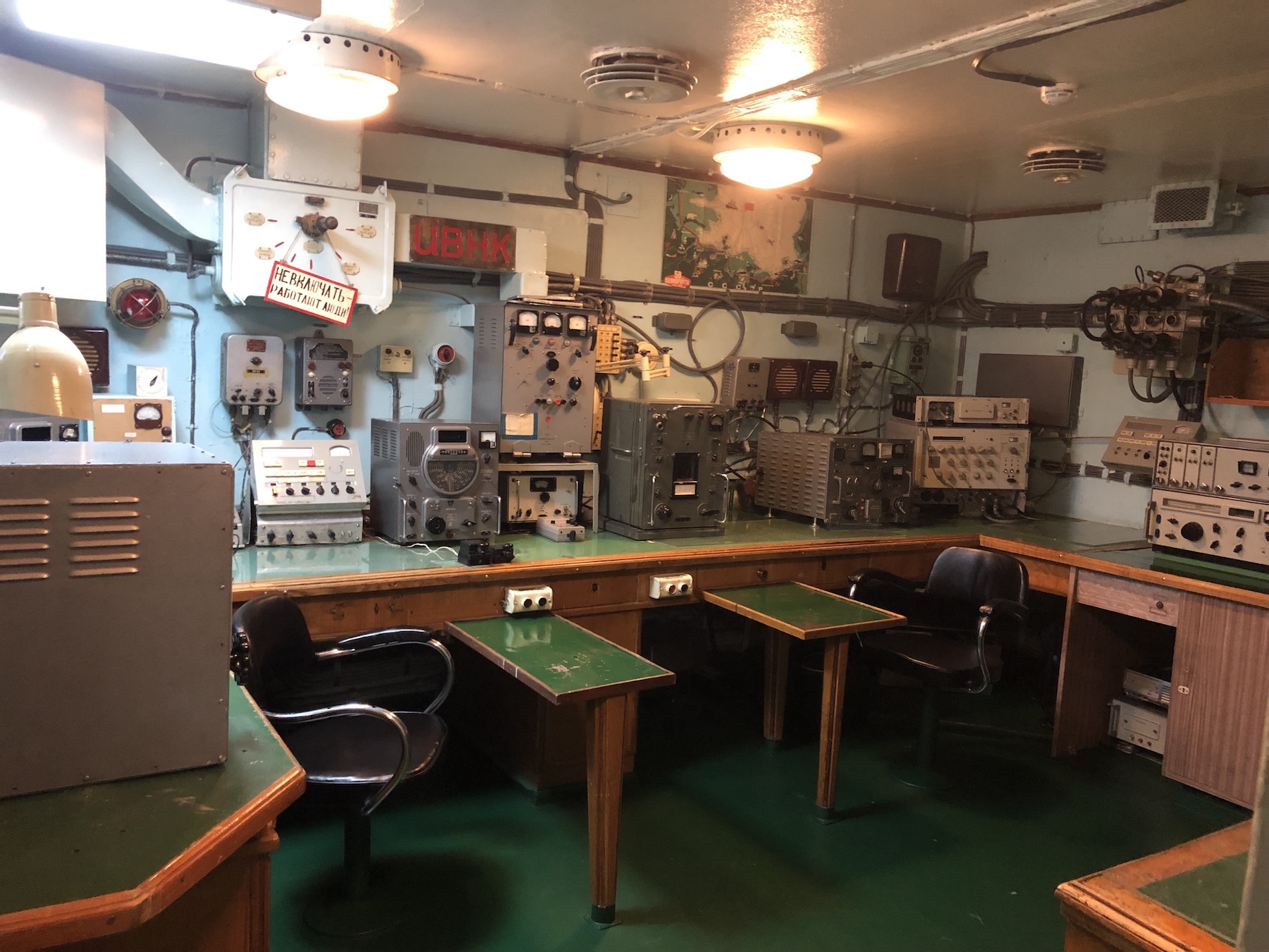 Внутренние помещения атомного ледокола Ленин