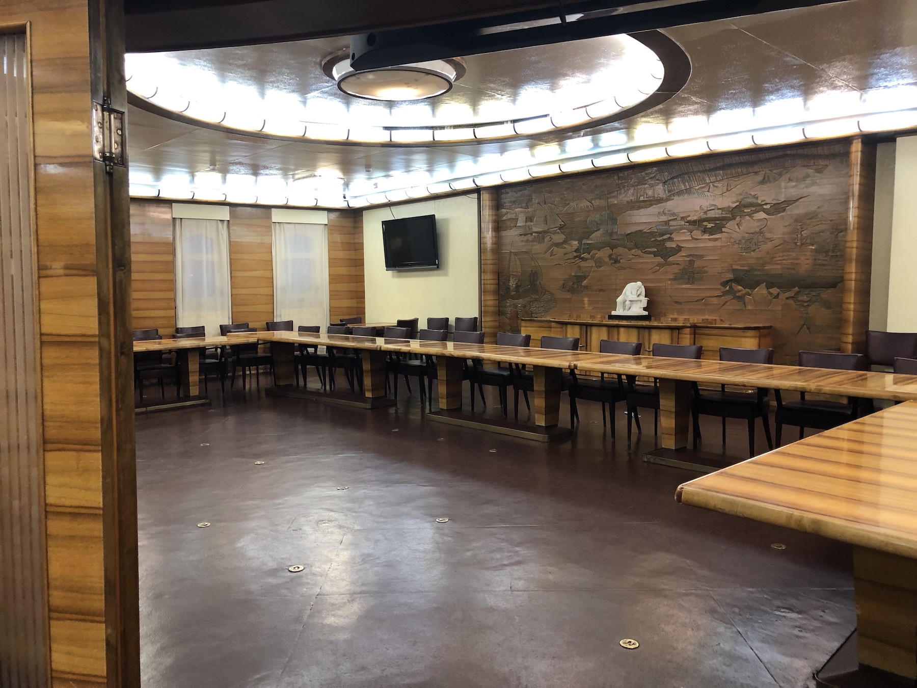 Кают-компания на атомном ледоколе Ленин