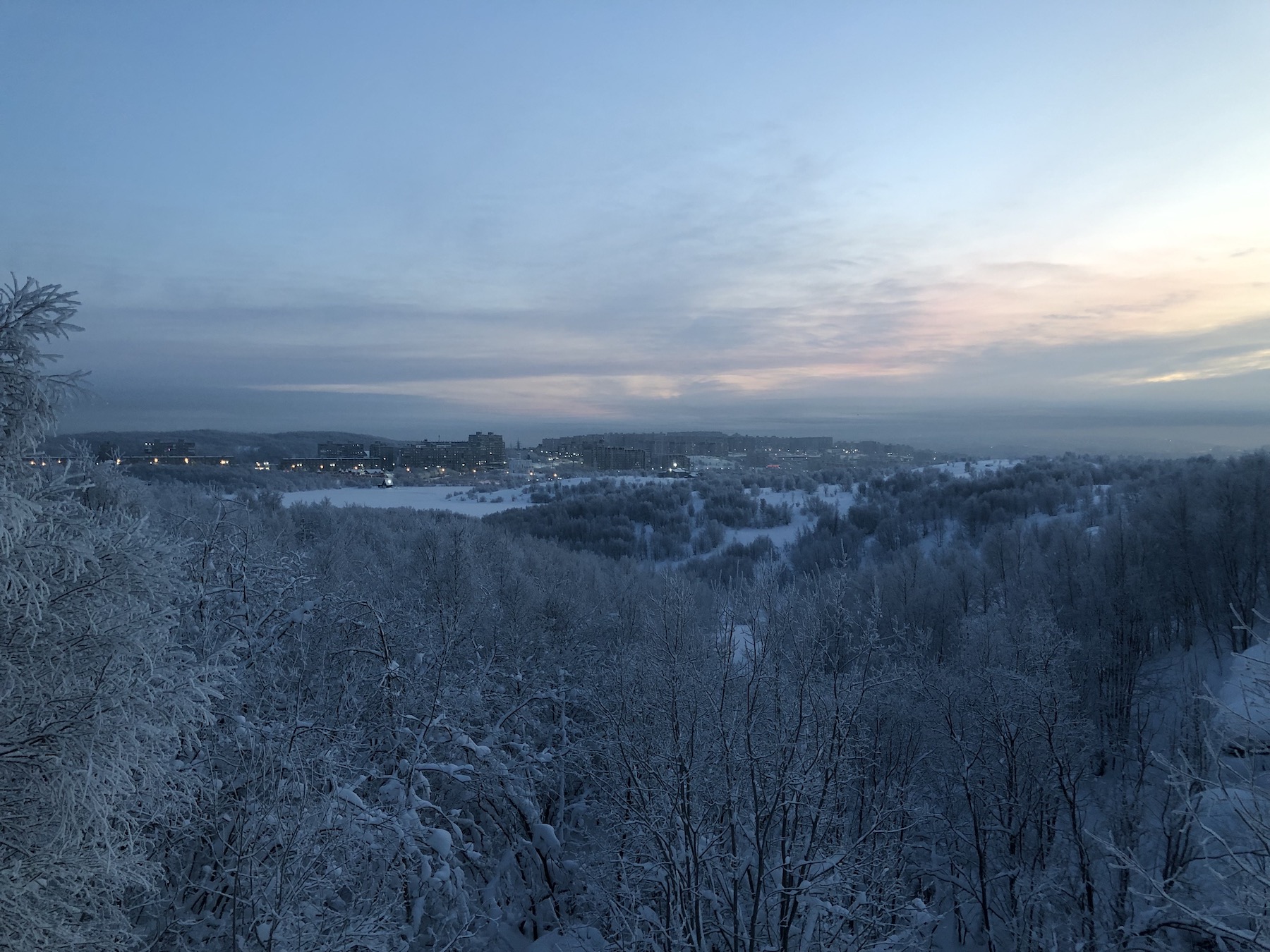 Вид на Мурманск